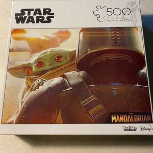 Star Wars The Mandalorian Puzzle - 500 Pieces,full puzzle.